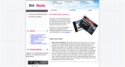 Desktop Screenshot of dotmediaweb.com