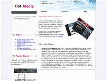 Tablet Screenshot of dotmediaweb.com